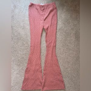 Urban Outfitters ribbed flare pants
